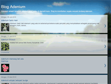 Tablet Screenshot of blogadenium.blogspot.com