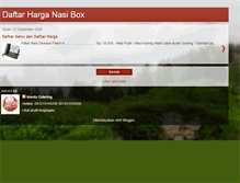 Tablet Screenshot of daftarharganasibox.blogspot.com
