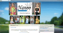 Desktop Screenshot of nanoochildrensdesigns.blogspot.com