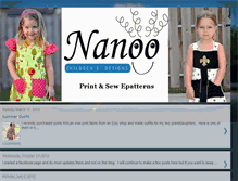 Tablet Screenshot of nanoochildrensdesigns.blogspot.com