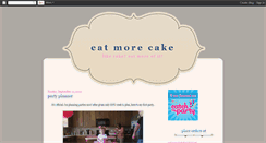 Desktop Screenshot of eatmorecakebakery.blogspot.com