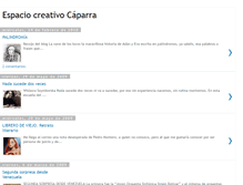 Tablet Screenshot of espaciocreativocaparra.blogspot.com