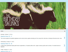 Tablet Screenshot of birthdayskunks.blogspot.com