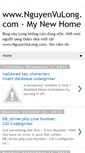 Mobile Screenshot of nguyen-vu-long.blogspot.com