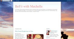 Desktop Screenshot of befitwithmechelle.blogspot.com
