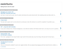 Tablet Screenshot of easierbuntu.blogspot.com