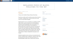 Desktop Screenshot of molassespondmaine.blogspot.com