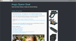 Desktop Screenshot of angryspacegoat.blogspot.com