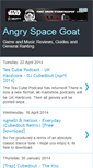 Mobile Screenshot of angryspacegoat.blogspot.com