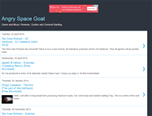 Tablet Screenshot of angryspacegoat.blogspot.com
