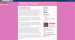 Desktop Screenshot of madmumcrazygirls.blogspot.com