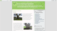 Desktop Screenshot of dorsetgreenwoodtreeproject.blogspot.com