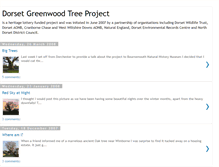 Tablet Screenshot of dorsetgreenwoodtreeproject.blogspot.com
