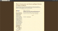 Desktop Screenshot of mari-a-louer.blogspot.com