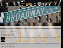 Tablet Screenshot of gilsbroadwayblog.blogspot.com