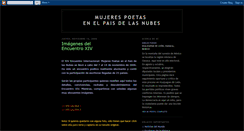 Desktop Screenshot of mujeres-poetas.blogspot.com