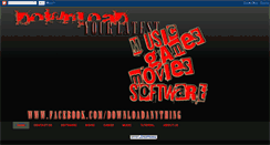 Desktop Screenshot of downloadgamesofwaremusic.blogspot.com