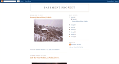 Desktop Screenshot of bazementprojekt.blogspot.com