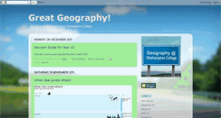 Desktop Screenshot of greatgeography.blogspot.com