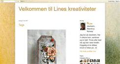 Desktop Screenshot of lineskreativiteter.blogspot.com