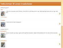 Tablet Screenshot of lineskreativiteter.blogspot.com