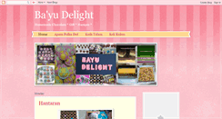 Desktop Screenshot of bayudelight.blogspot.com