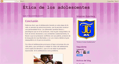 Desktop Screenshot of fcc-eticadelosadolescentes.blogspot.com