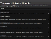 Tablet Screenshot of lotteriets-tanker.blogspot.com