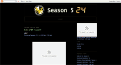 Desktop Screenshot of 24-season5.blogspot.com