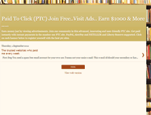 Tablet Screenshot of earnmoneypaidtoclick.blogspot.com