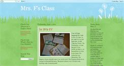 Desktop Screenshot of mrsfsclass.blogspot.com