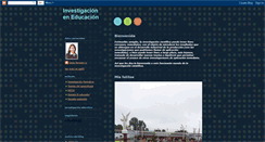 Desktop Screenshot of investigeeducacion.blogspot.com