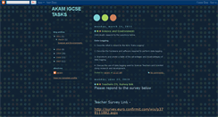 Desktop Screenshot of akamigcse.blogspot.com