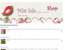 Tablet Screenshot of misslulashop.blogspot.com