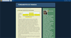 Desktop Screenshot of fundamentos-finanzas.blogspot.com