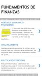 Mobile Screenshot of fundamentos-finanzas.blogspot.com