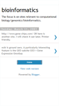 Mobile Screenshot of bioinformatics.blogspot.com