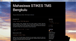 Desktop Screenshot of mahasiswa-stikes-tms.blogspot.com