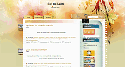 Desktop Screenshot of organizacoessirinalata.blogspot.com