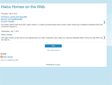 Tablet Screenshot of halcohomes.blogspot.com