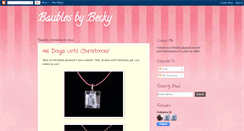 Desktop Screenshot of baublesbybecky.blogspot.com