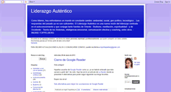 Desktop Screenshot of liderazgoautentico.blogspot.com