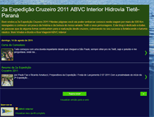 Tablet Screenshot of 2aexpedicaocruzeiro2011.blogspot.com