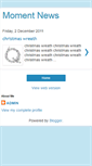 Mobile Screenshot of moment-news.blogspot.com