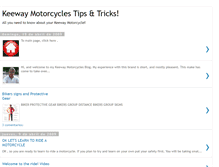 Tablet Screenshot of keeway-motorcycles.blogspot.com