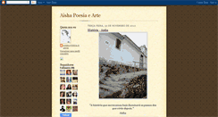 Desktop Screenshot of aishapoesiaearte.blogspot.com