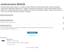 Tablet Screenshot of construccionesragaza.blogspot.com