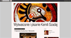 Desktop Screenshot of kamila-szadaj.blogspot.com