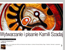 Tablet Screenshot of kamila-szadaj.blogspot.com