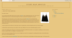 Desktop Screenshot of everymanshould.blogspot.com